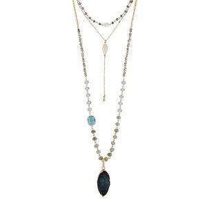 Starry Night Three-Row Convertible Necklace